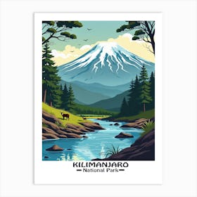 Kilimanjaro National Park 1 Art Print