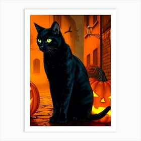 Feline Creative Cat Illustration 66 1 Art Print