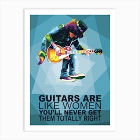 Slash  Quotes Art Print