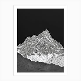 Stob Ban Grey Corries Mountain 4 Art Print