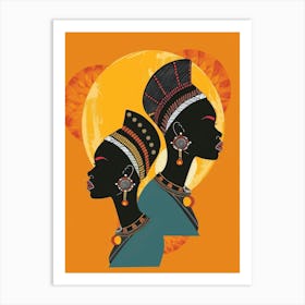 Portrait Of African Women 2 Art Print