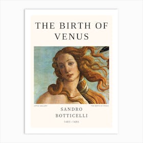 Birth Of Venus - Sandro Botticelli 1 Art Print