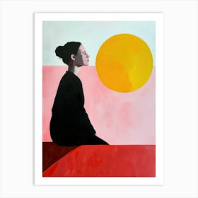 'Sunrise', Minimalism 2 Art Print