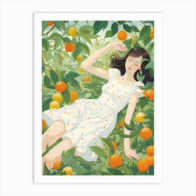 Orange Tree 5 Art Print