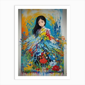 Asian Girl 10 Art Print