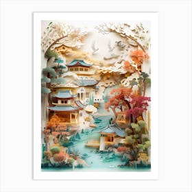 Japanese Landscape 25 Art Print