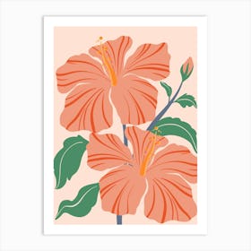 Hibiscus Flower 4 Art Print