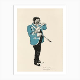 Saxophone Player Art Print