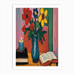 Flowers In A Vase 1 Art Print