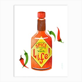 Spice Up Your Life Chili Salsa Art Print