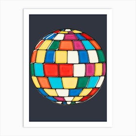 Disco Ball 25 Art Print