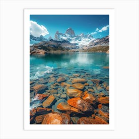 Lake Fitzroy, Chile Art Print