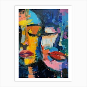 Two Faces 12 Art Print