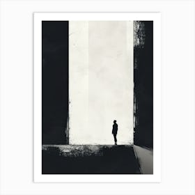 Man In The Doorway Art Print