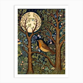 William Morris Robin In The Woods Art Print