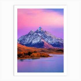 Sunrise Over Lake Tekapo Art Print