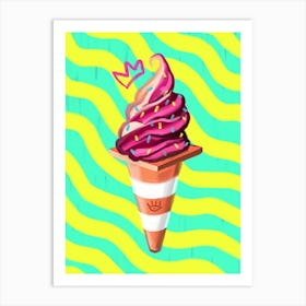 Ice Cream Coan Art Print
