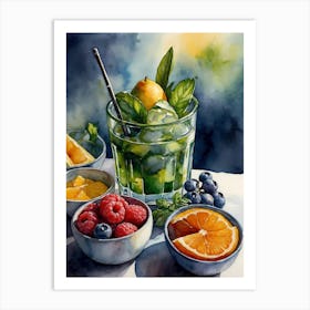 Mocktail Art Print