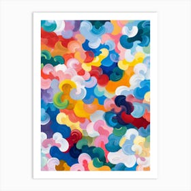 Abstract Clouds 2 Art Print