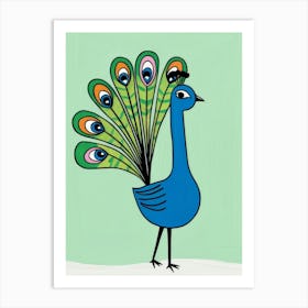 Peacock 8 Art Print