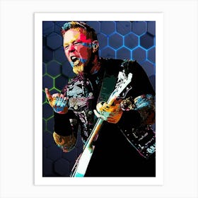 James Hetfield Metallica Art Print