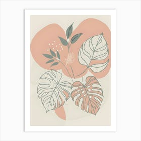 Tropical Leaves 36 Art Print