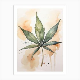 Marijuana Leaf 4 Art Print