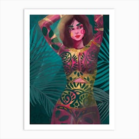 Tropical Fahsion Art Print