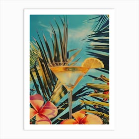 Tropical Cocktail Art Print