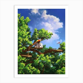 Tree House Art Print