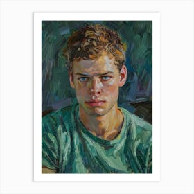 Portrait Of A Young Man 10 Art Print