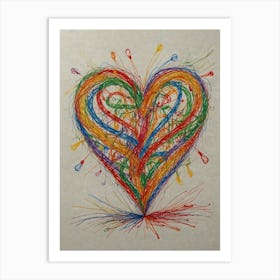 Heart Of Love 54 Art Print
