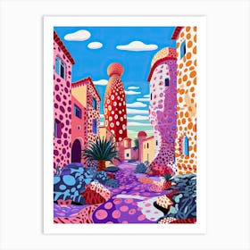 Viareggio, Italy, Illustration In The Style Of Pop Art 1 Art Print