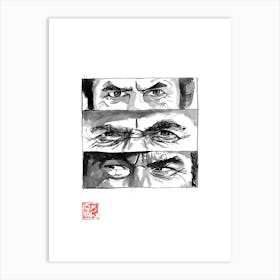 cowboys Eyes Art Print