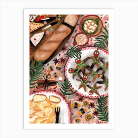 Thanksgiving Dinner Art Print