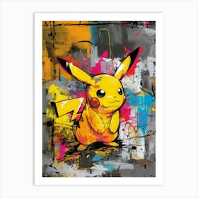 Pikachu Canvas Print Art Print