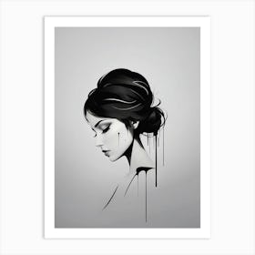 Portrait Of A Woman 4 Art Print