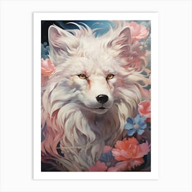 White Wolf Art Print