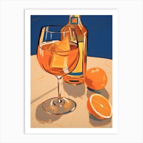 Tequila And Oranges Art Print