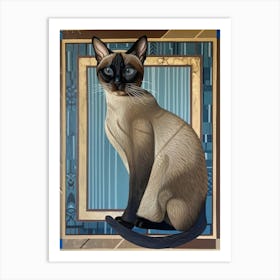 Siamese Cat 1 Art Print