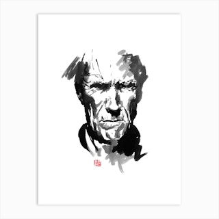 Clint Eastwood Art Print