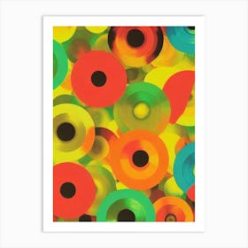 Abstract Discs  Art Print