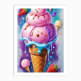 Ice Cream Art Print