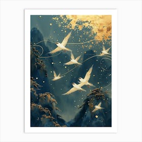 Chinese Birds Art Print