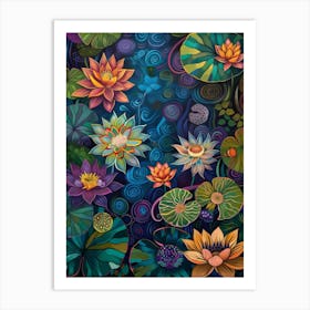 Water Lilies 6 Art Print