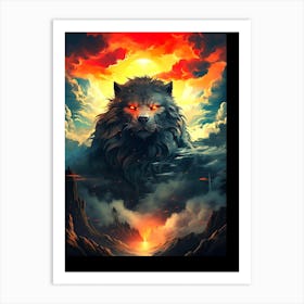 Wolf Of The Sky Art Print