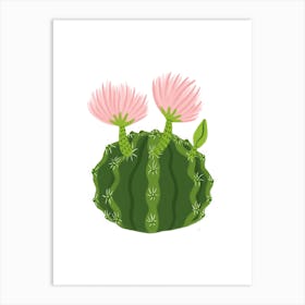 Cactus Flowers Art Print