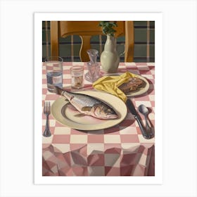 Haddock 2 Still Life Painting Art Print