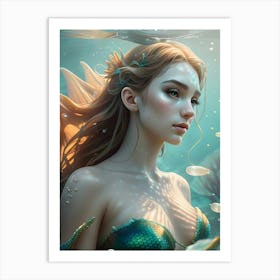 Mermaid-Reimagined 52 Art Print