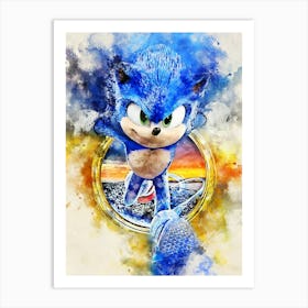 Sonic The Hedgehog 1 Art Print